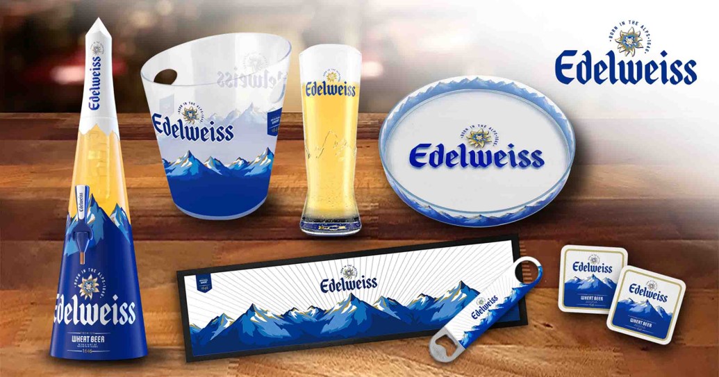 CÁC MẶT HÀNG HÓA QUẢNG BÁ THƯƠNG HIỆU EDELWEISS (POSM)